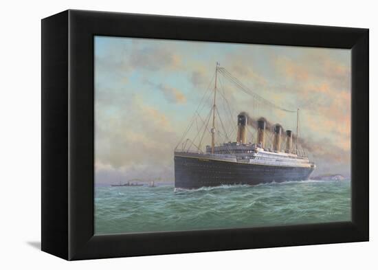 Titanic-Edward Walker-Framed Stretched Canvas