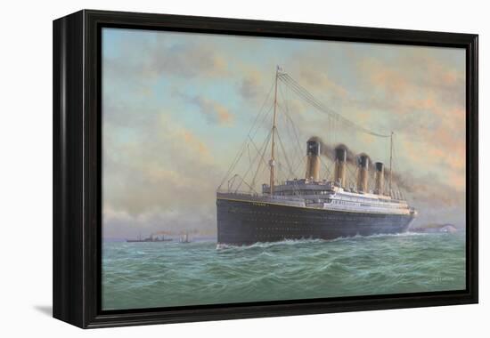 Titanic-Edward Walker-Framed Stretched Canvas