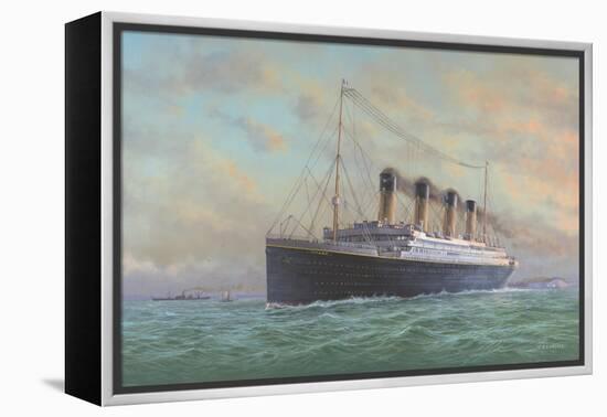 Titanic-Edward Walker-Framed Stretched Canvas