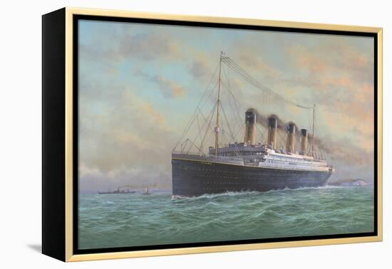 Titanic-Edward Walker-Framed Stretched Canvas