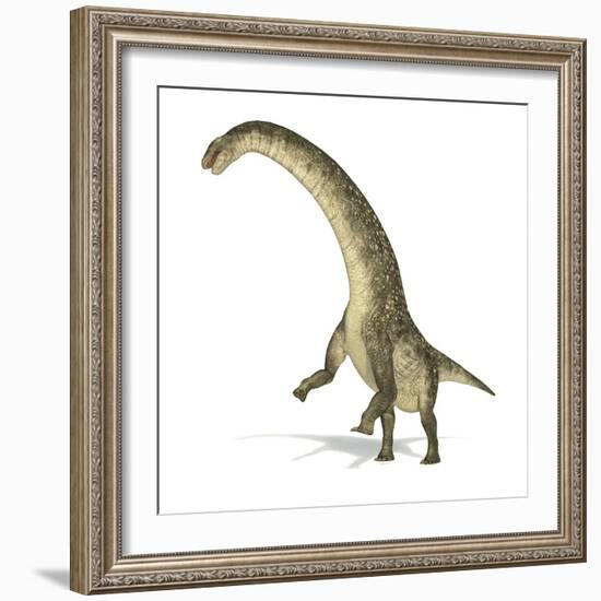 Titanosaurus Dinosaur, Artwork-null-Framed Photographic Print