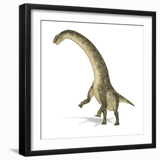 Titanosaurus Dinosaur, Artwork-null-Framed Photographic Print