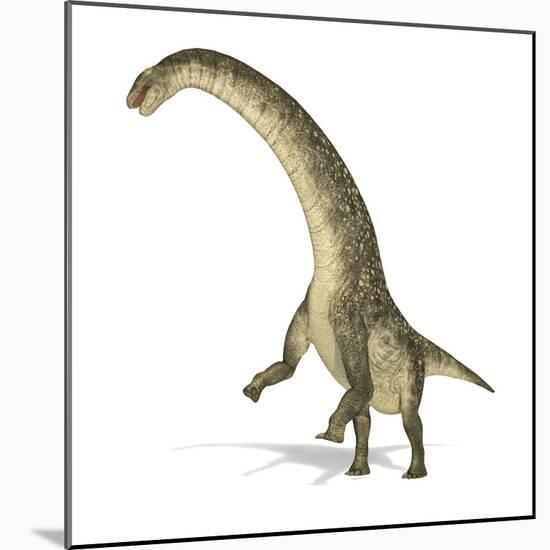 Titanosaurus Dinosaur, Artwork-null-Mounted Photographic Print