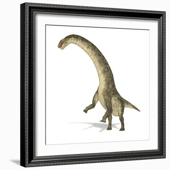 Titanosaurus Dinosaur, Artwork-null-Framed Photographic Print