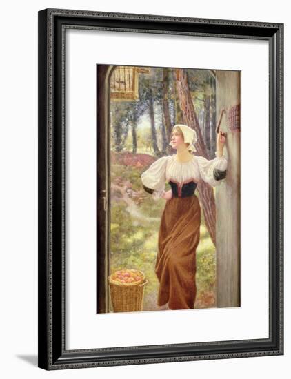 Tithe in Kind-Edward Robert Hughes-Framed Giclee Print