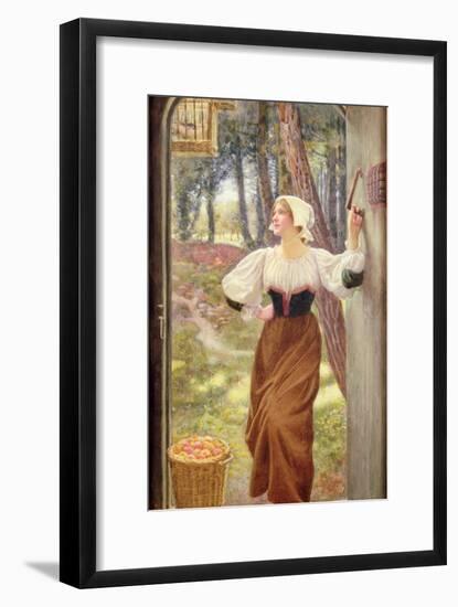 Tithe in Kind-Edward Robert Hughes-Framed Giclee Print