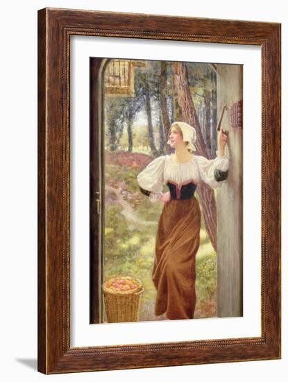 Tithe in Kind-Edward Robert Hughes-Framed Giclee Print