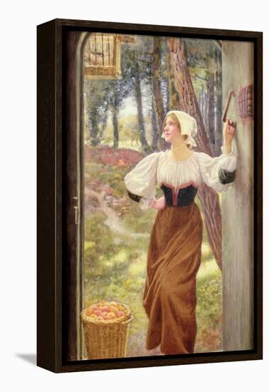 Tithe in Kind-Edward Robert Hughes-Framed Premier Image Canvas