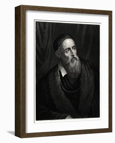 Titian, 19th Century-William Holl II-Framed Giclee Print