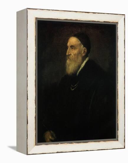 Titian Self-Portrait, 1572-Titian (Tiziano Vecelli)-Framed Premier Image Canvas