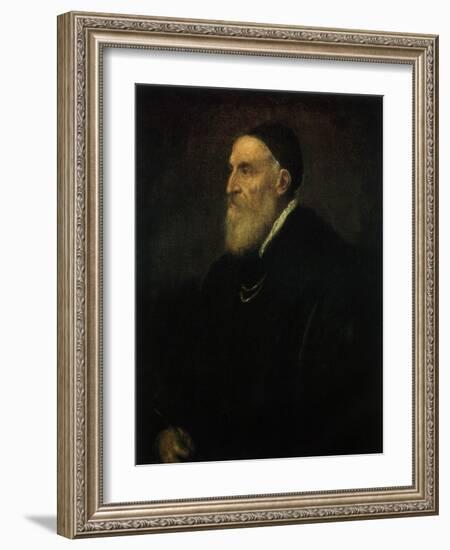 Titian Self-Portrait, 1572-Titian (Tiziano Vecelli)-Framed Giclee Print