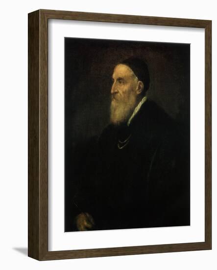 Titian Self-Portrait, 1572-Titian (Tiziano Vecelli)-Framed Giclee Print