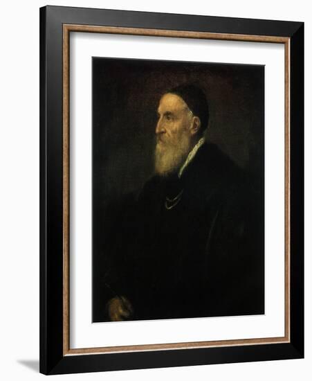 Titian Self-Portrait, 1572-Titian (Tiziano Vecelli)-Framed Giclee Print