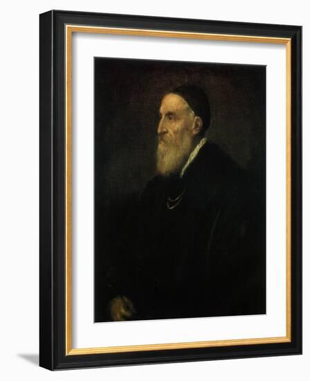 Titian Self-Portrait, 1572-Titian (Tiziano Vecelli)-Framed Giclee Print