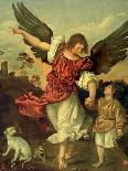 The Archangel Raphael and Tobias-Titian (Tiziano Vecelli)-Giclee Print