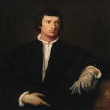 The Man with a Glove, C1520-Titian (Tiziano Vecelli)-Giclee Print