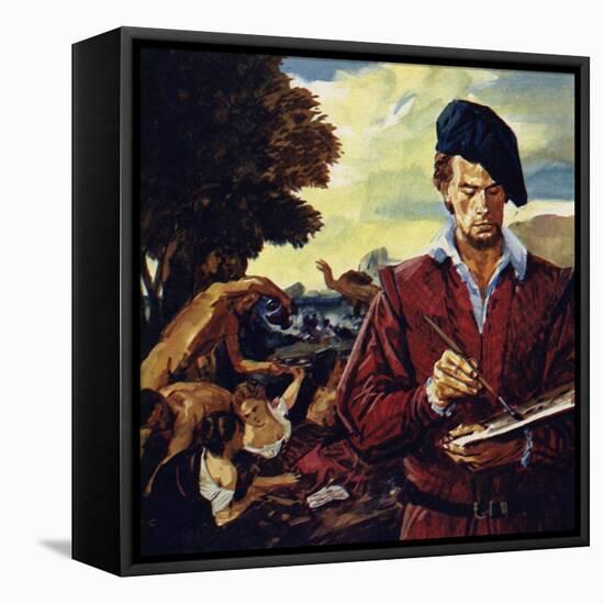 Titian Worked for Many of the Noble Families of Venice-Luis Arcas Brauner-Framed Premier Image Canvas