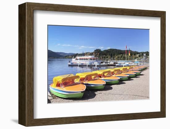 Titisee, Titisee Neustadt, Black Forest, Baden-Wurttemberg, Germany-Markus Lange-Framed Photographic Print