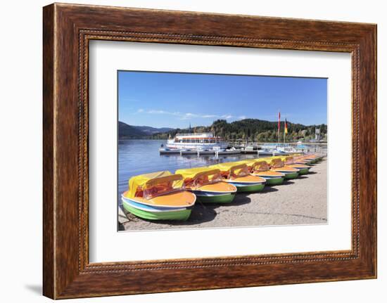 Titisee, Titisee Neustadt, Black Forest, Baden-Wurttemberg, Germany-Markus Lange-Framed Photographic Print