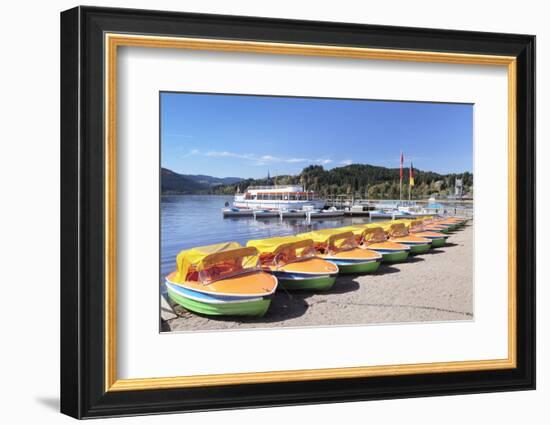 Titisee, Titisee Neustadt, Black Forest, Baden-Wurttemberg, Germany-Markus Lange-Framed Photographic Print