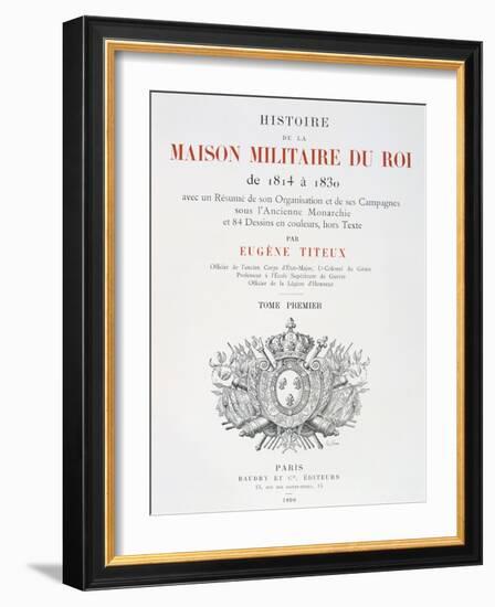 Title Page, 1814-1830-Eugene Titeux-Framed Giclee Print