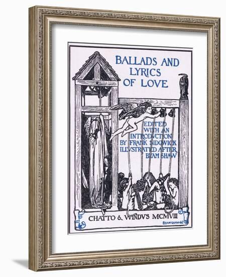 Title Page, 1928-John Byam Liston Shaw-Framed Giclee Print