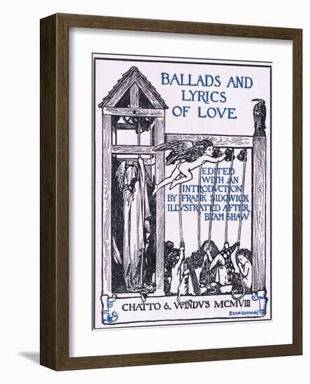 Title Page, 1928-John Byam Liston Shaw-Framed Giclee Print