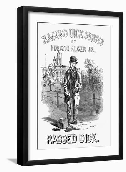 Title Page Book Illustration for Ragged Dick-null-Framed Giclee Print