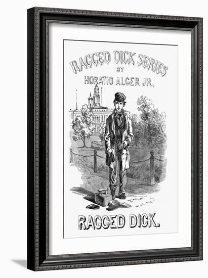 Title Page Book Illustration for Ragged Dick-null-Framed Giclee Print