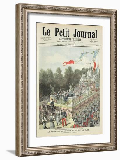 Title Page Depicting the National Holiday on 22nd September Celebrating the Centennial of the Procl-Henri Meyer-Framed Giclee Print