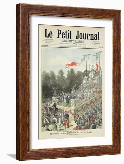 Title Page Depicting the National Holiday on 22nd September Celebrating the Centennial of the Procl-Henri Meyer-Framed Giclee Print