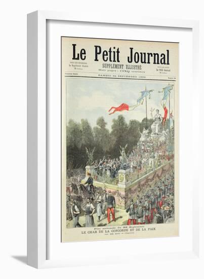 Title Page Depicting the National Holiday on 22nd September Celebrating the Centennial of the Procl-Henri Meyer-Framed Giclee Print