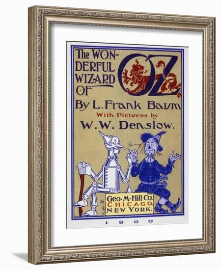 Title Page: First Edition-William Wallace Denslow-Framed Giclee Print