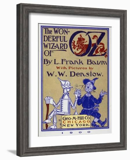 Title Page: First Edition-William Wallace Denslow-Framed Giclee Print
