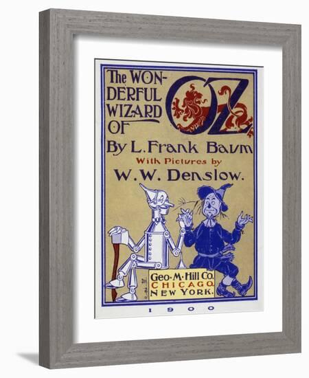 Title Page: First Edition-William Wallace Denslow-Framed Giclee Print