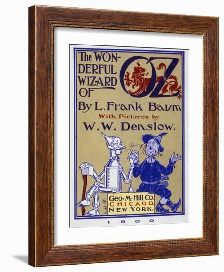 Title Page: First Edition-William Wallace Denslow-Framed Giclee Print