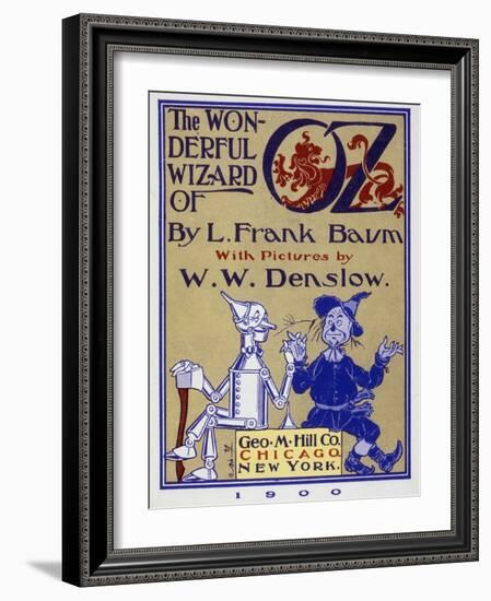 Title Page: First Edition-William Wallace Denslow-Framed Giclee Print