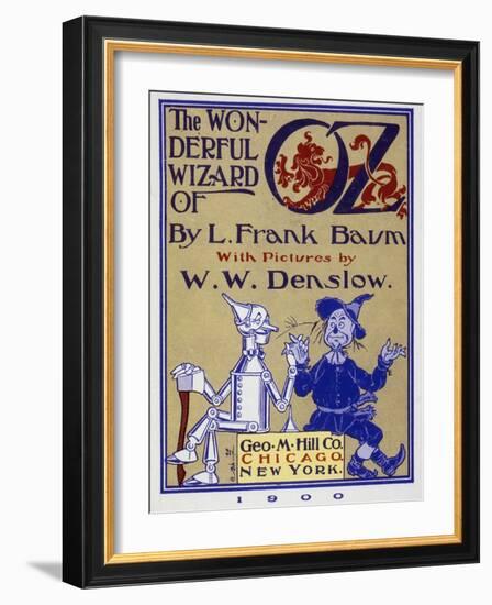 Title Page: First Edition-William Wallace Denslow-Framed Giclee Print