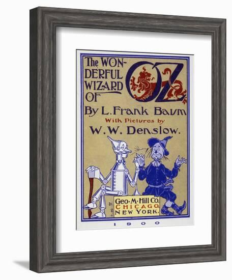 Title Page: First Edition-William Wallace Denslow-Framed Giclee Print