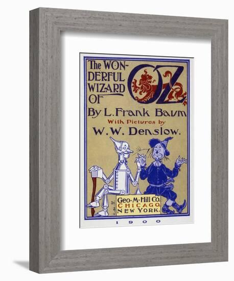 Title Page: First Edition-William Wallace Denslow-Framed Giclee Print