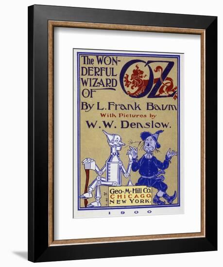 Title Page: First Edition-William Wallace Denslow-Framed Giclee Print