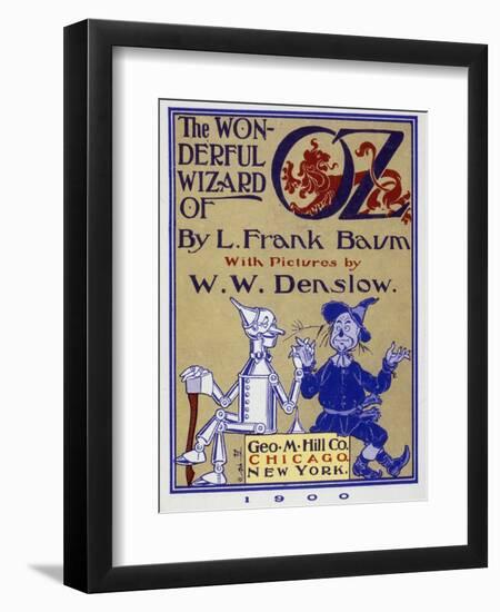 Title Page: First Edition-William Wallace Denslow-Framed Giclee Print