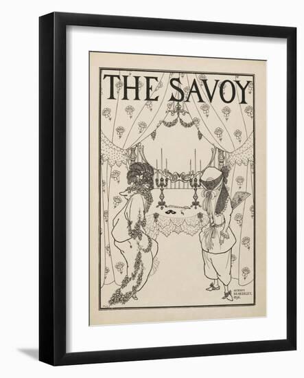 Title Page For No.1 Of the Savoy""-Aubrey Beardsley-Framed Giclee Print