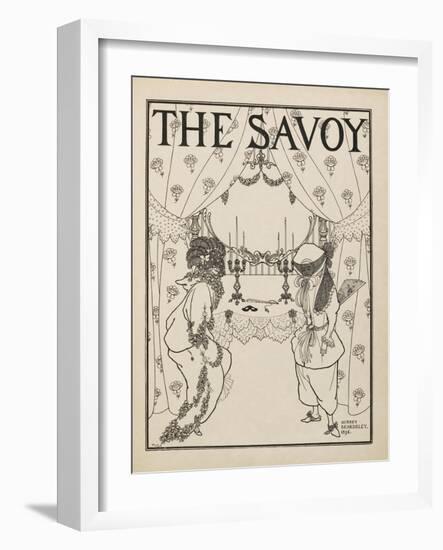 Title Page For No.1 Of the Savoy""-Aubrey Beardsley-Framed Giclee Print