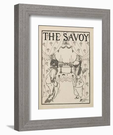 Title Page For No.1 Of the Savoy""-Aubrey Beardsley-Framed Giclee Print