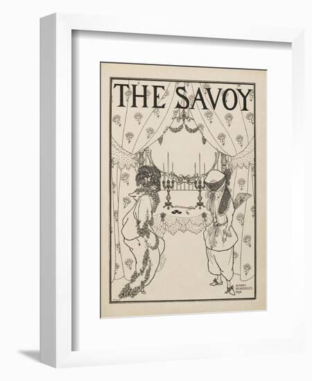 Title Page For No.1 Of the Savoy""-Aubrey Beardsley-Framed Giclee Print