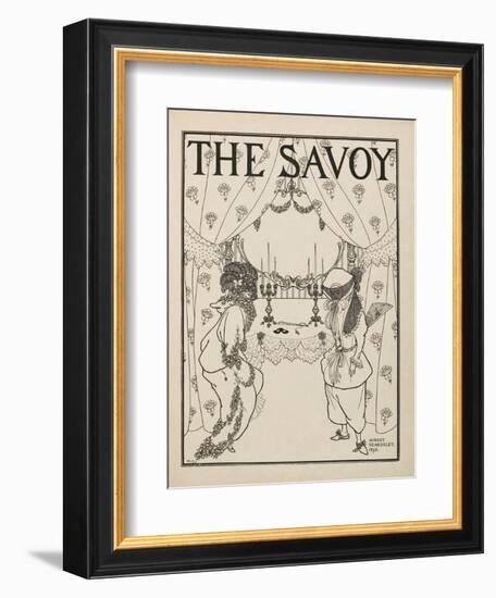 Title Page For No.1 Of the Savoy""-Aubrey Beardsley-Framed Giclee Print