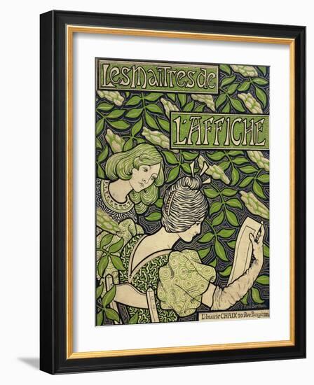 Title Page from the Masters of the Poster, Volumes I-V; Les Maitres De L'Affiche, Volumes I-V,…-Paul Berthon-Framed Giclee Print