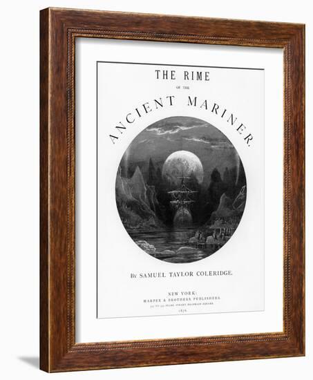 Title Page from 'The Rime of the Ancient Mariner' by S.T. Coleridge, Published by Harper and Brothe-Gustave Doré-Framed Giclee Print