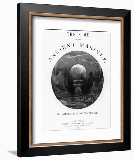 Title Page from 'The Rime of the Ancient Mariner' by S.T. Coleridge, Published by Harper and Brothe-Gustave Doré-Framed Giclee Print